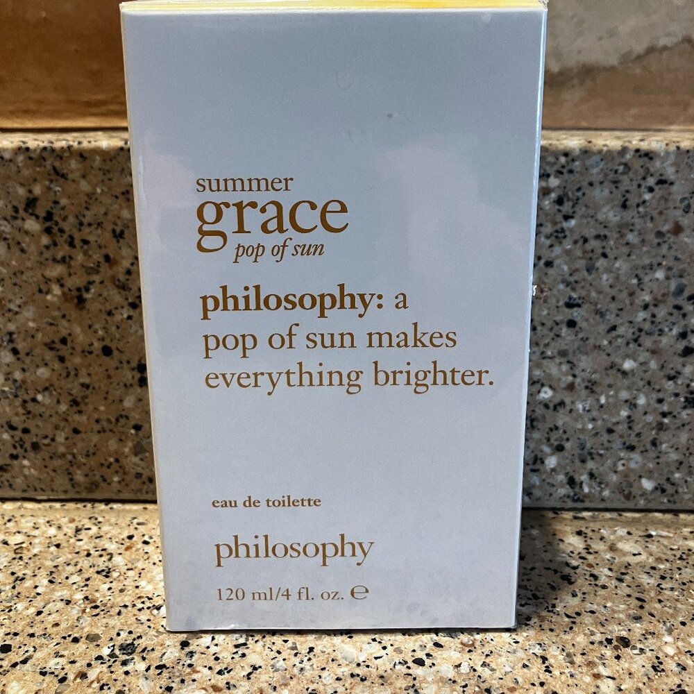 Philosophy Pop of Sun Eau de Toilette Spray 4 ounces!! Sealed